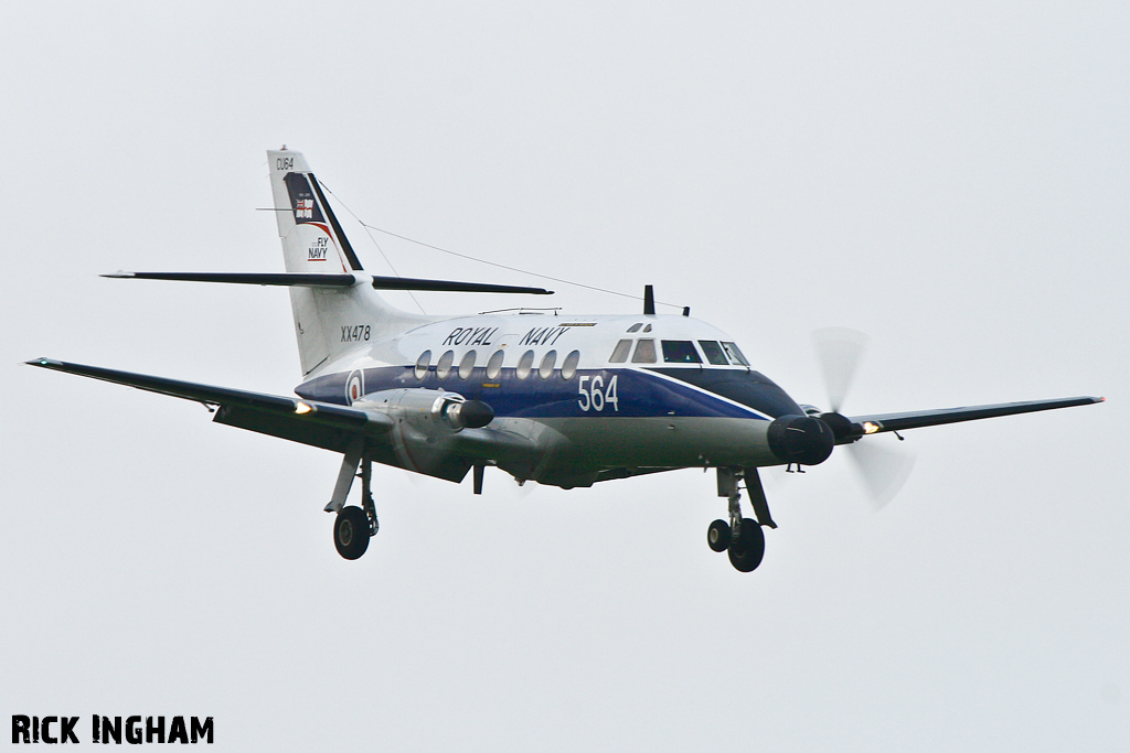 Scottish Aviation Jetstream T2 - XX478/564 - Royal Navy