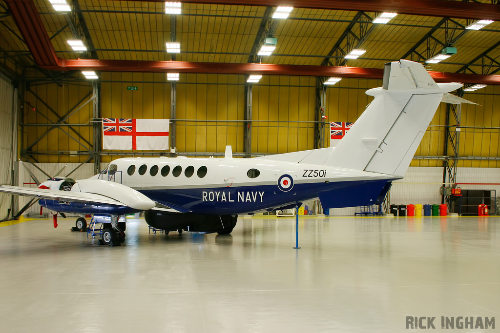 Beech King Air 350CER Avenger - ZZ501 - Royal Navy