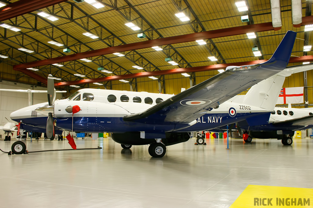 Beech King Air 350CER Avenger - ZZ502 - Royal Navy