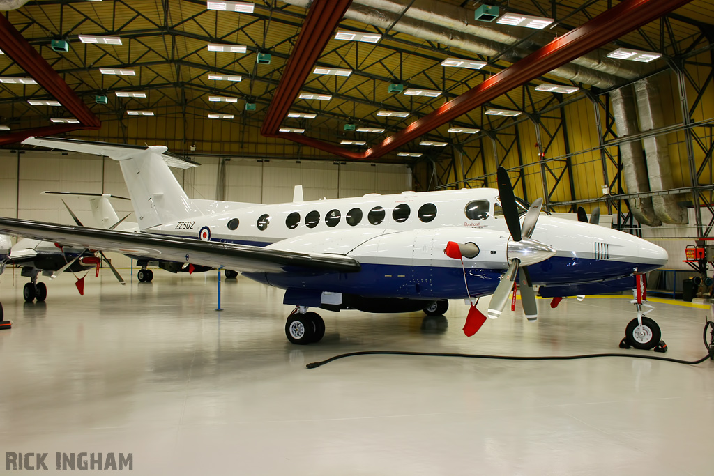 Beech King Air 350CER Avenger - ZZ502 - Royal Navy