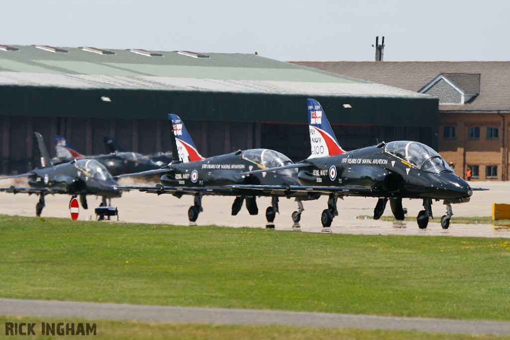 British Aerospace Hawk T1 - XX301 + XX205 + XX281 - Royal Navy