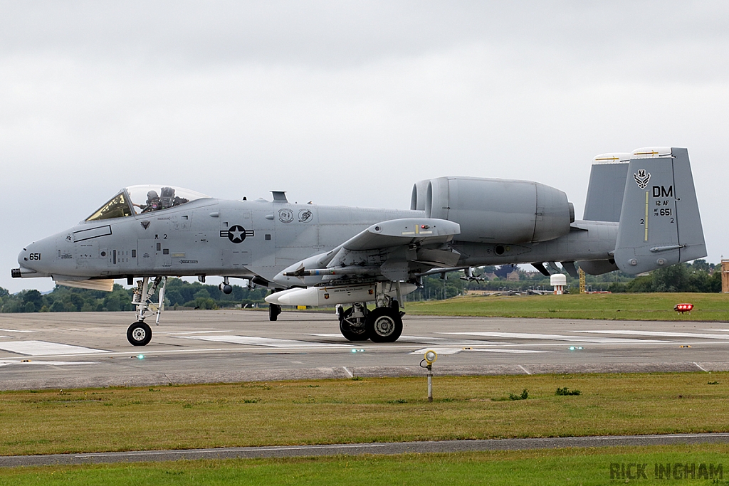 Fairchild A-10C Thunderbolt II - 78-0651 - USAF