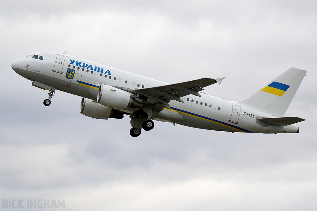 Airbus A319-115CJ - UR-ABA - Ukrainian Government