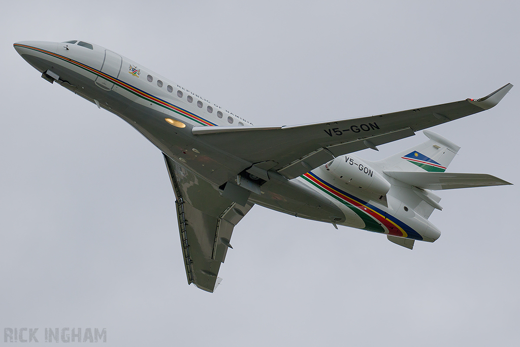 Dassault Falcon 7X - V5-GON - Republic of Namibia