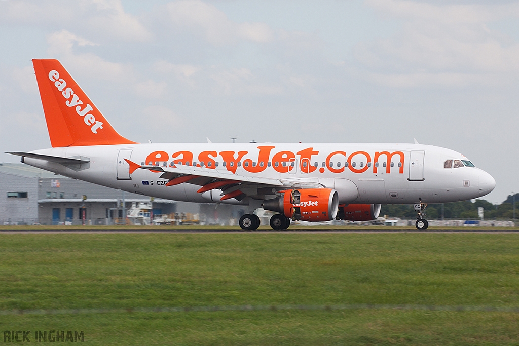 Airbus A319-111 - G-EZGC - EasyJet