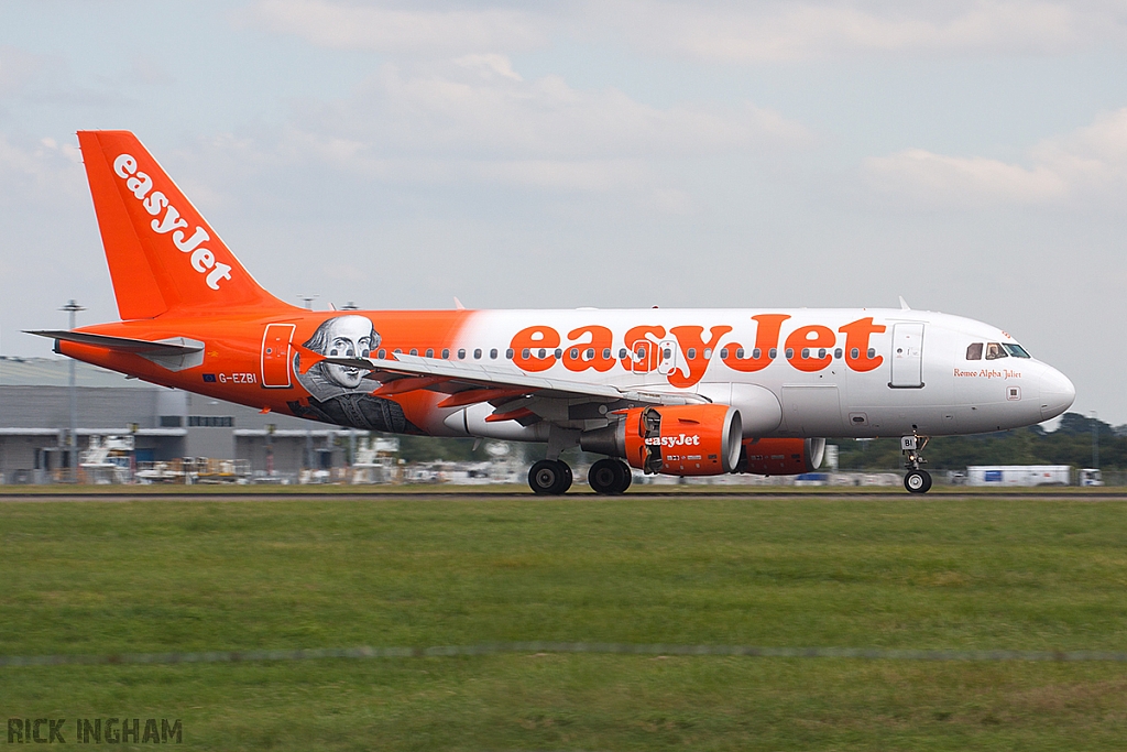 Airbus A319-111 - G-EZBI - EasyJet