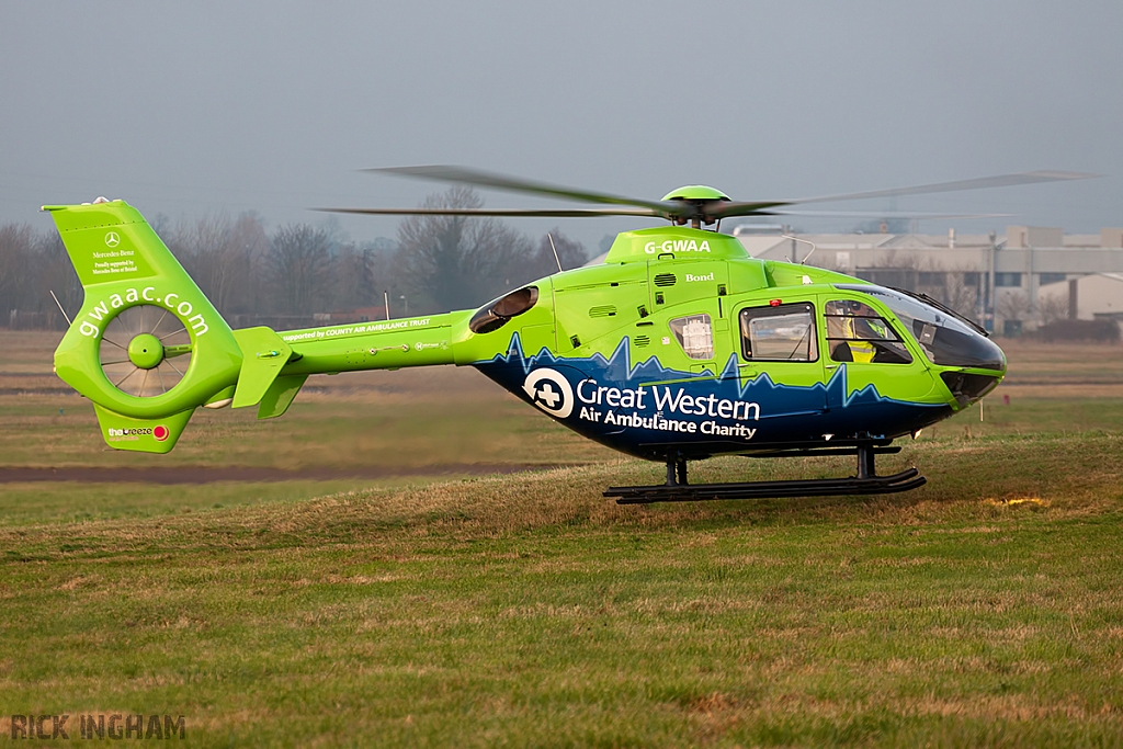 Eurocopter EC135 T2 - G-GWAA - Great Western Air Ambulance