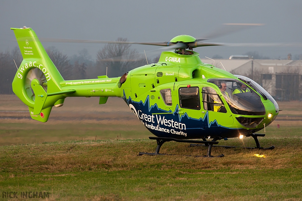 Eurocopter EC135 T2 - G-GWAA - Great Western Air Ambulance