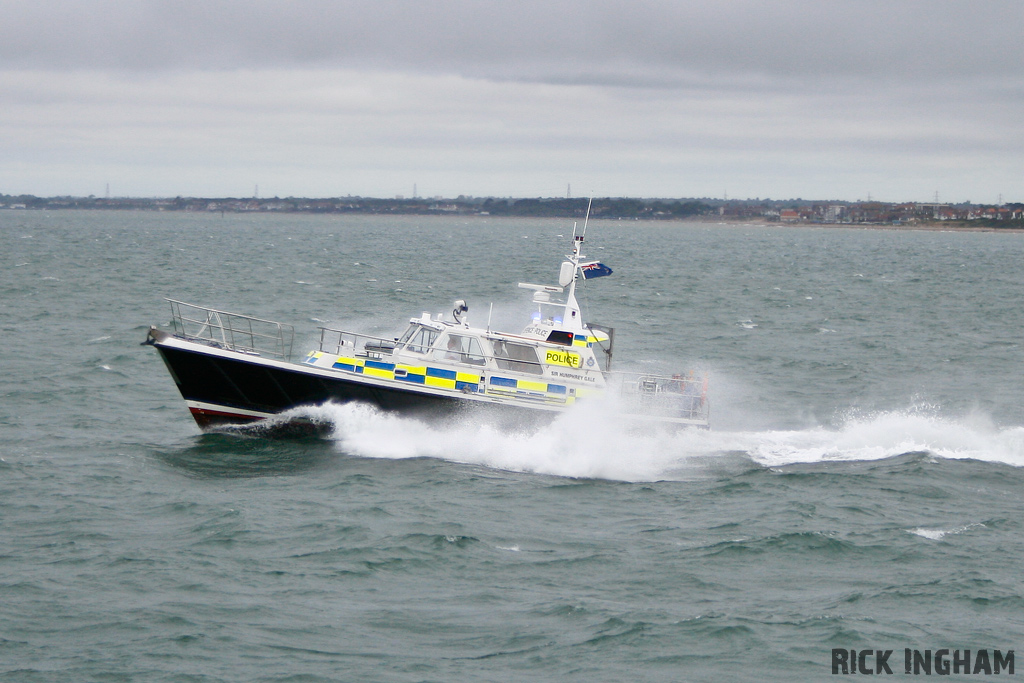 Police boat in Portsmouth