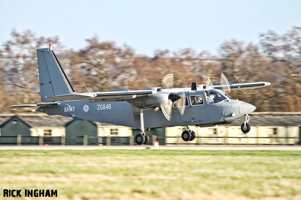 Britten-Norman BN-2T Islander AL1 - ZG846 - AAC