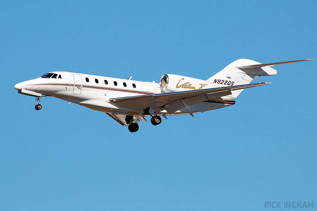 Cessna 750 Citation X - N922QS - NetJets