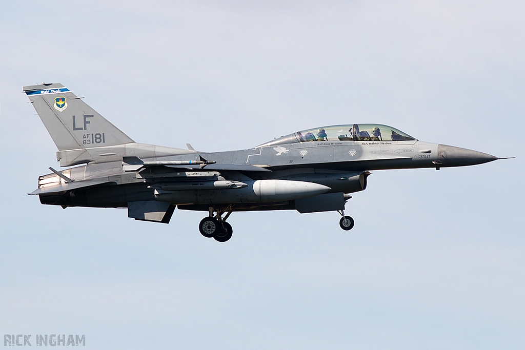 Lockheed Martin F-16D Fighting Falcon - 83-1181 - USAF