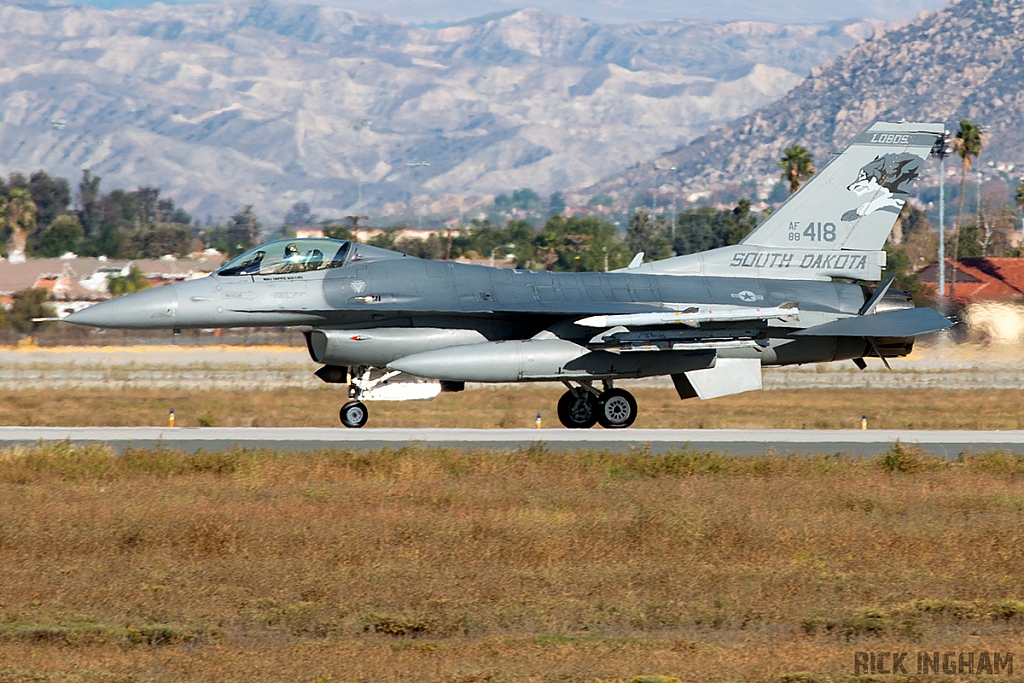 Lockheed F-16C Fighting Falcon - 88-0418 - USAF