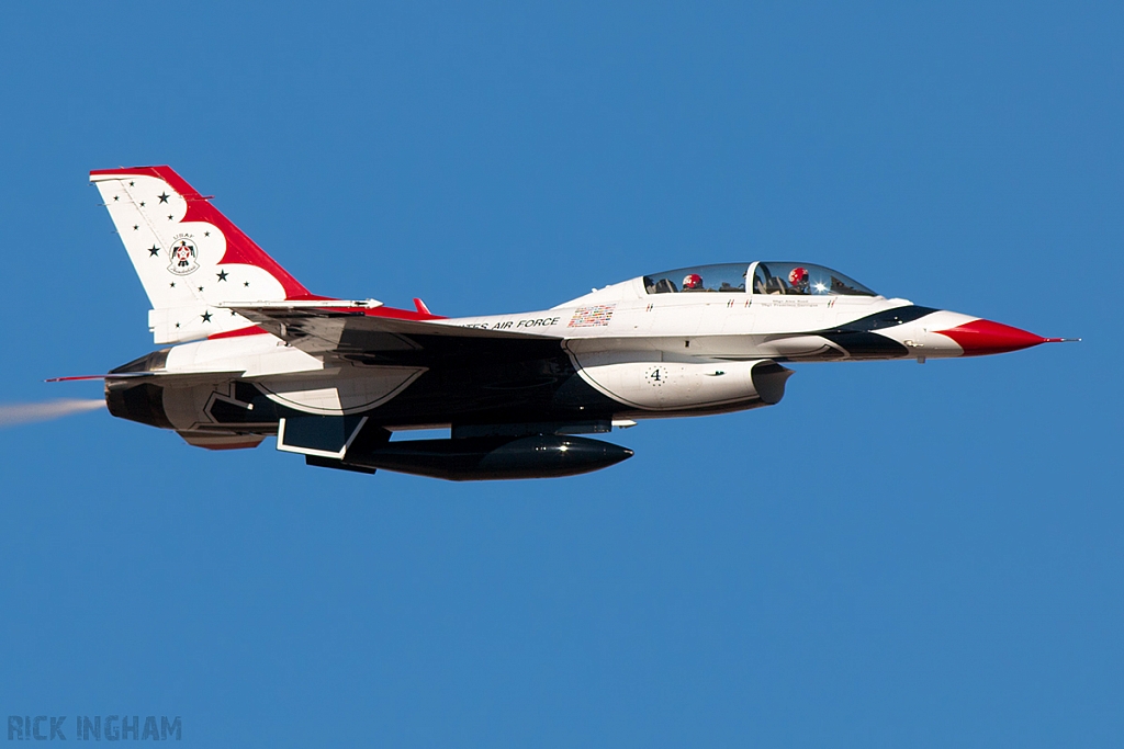 Lockheed Martin F-16DM Fighting Falcon - 91-0466/4 - USAF | Thunderbirds