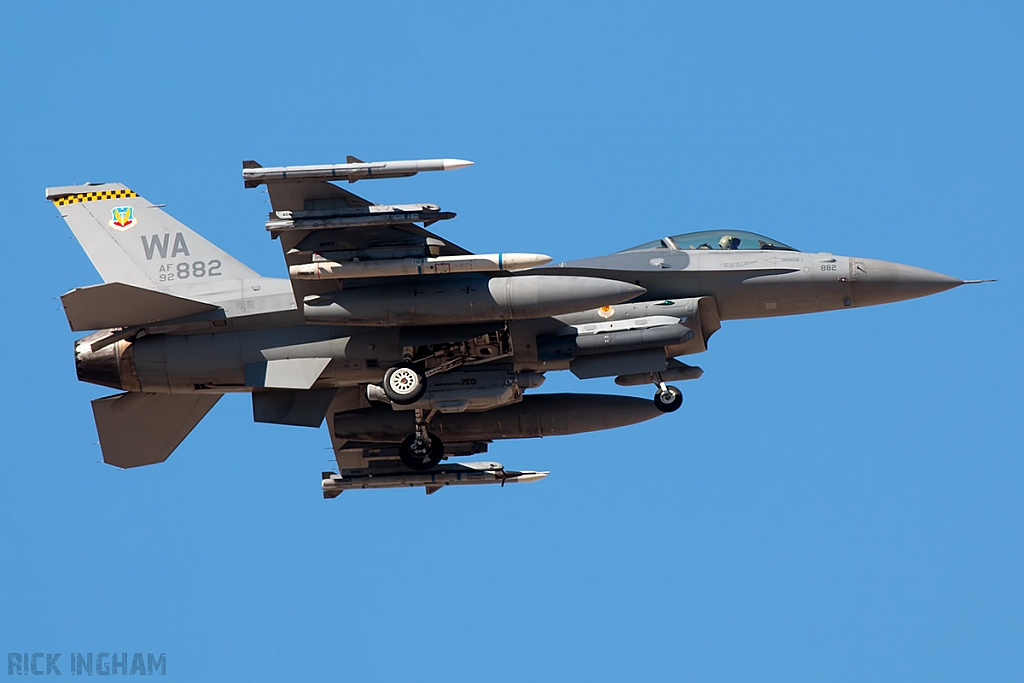 Lockheed Martin F-16C Fighting Falcon - 92-3882 - USAF