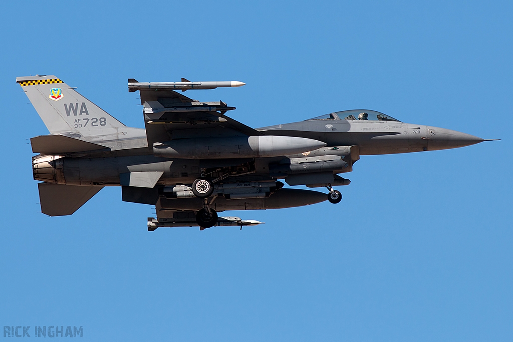 Lockheed Martin F-16C Fighting Falcon - 90-0728 - USAF