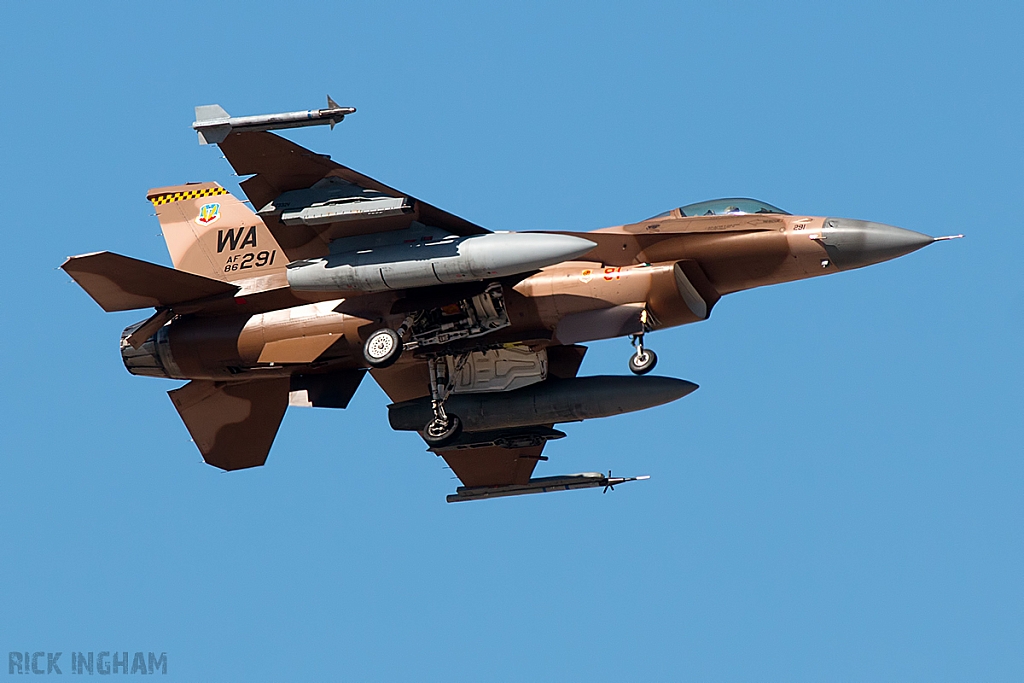 Lockheed Martin F-16C Fighting Falcon - 86-0291 - USAF