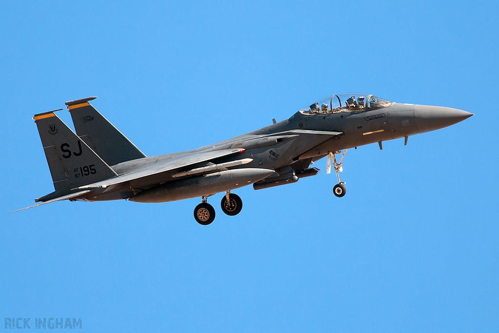 McDonnell Douglas F-15E Strike Eagle - 87-0195 - USAF