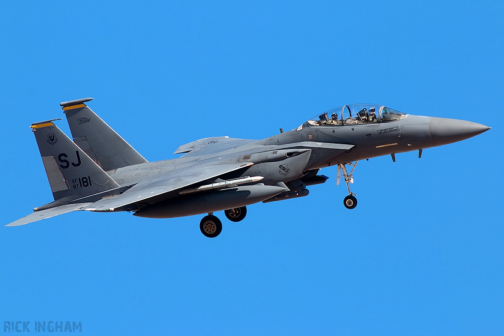 McDonnell Douglas F-15E Strike Eagle - 87-0181 - USAF