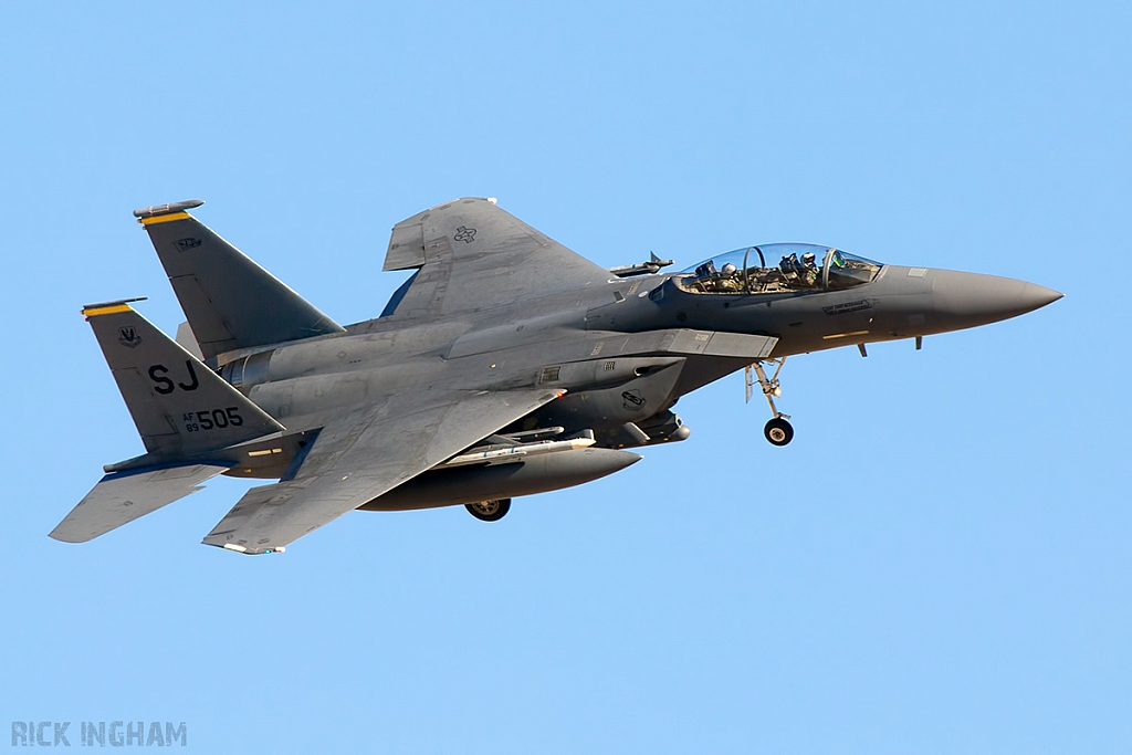 McDonnell Douglas F-15E Strike Eagle - 89-0505 - USAF