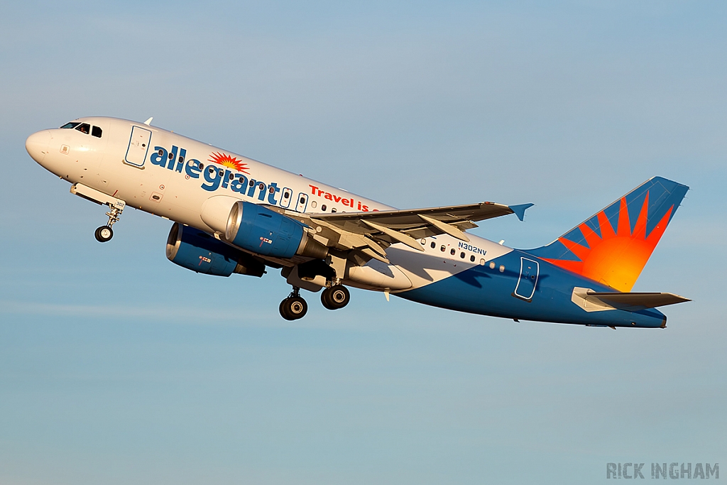 Airbus A319-112 - N302NV - Allegiant