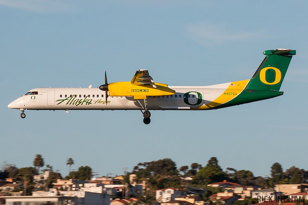 Bombardier Dash 8 Q400 - N407QX - Alaska Horizon