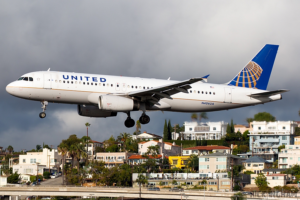 Airbus A320-232 - N406UA - United Airlines