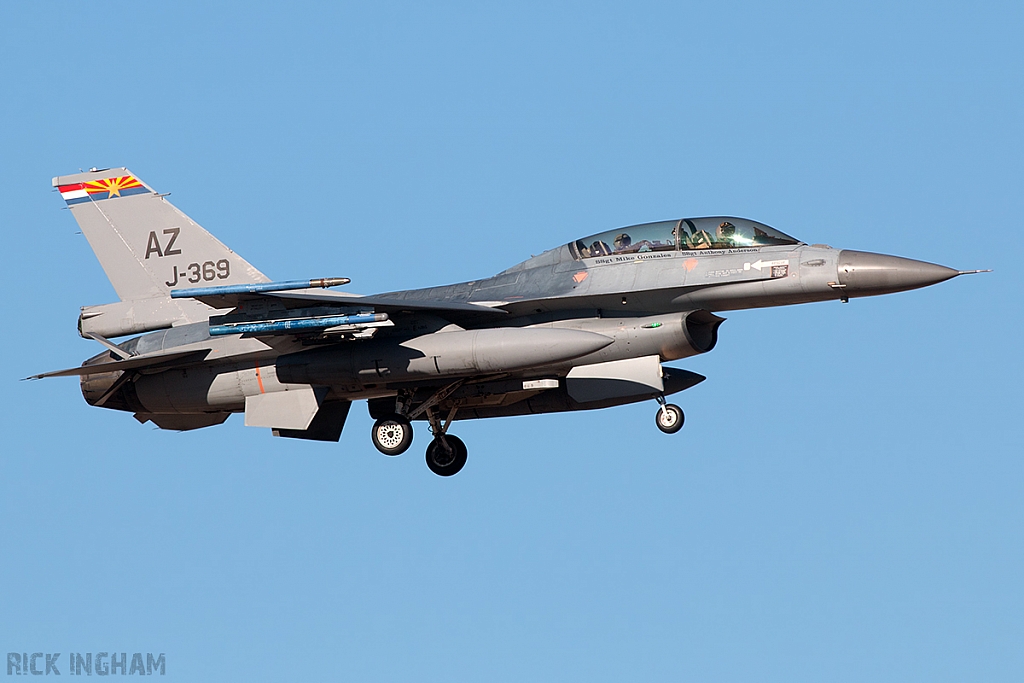 Lockheed Martin F-16B Fighting Falcon - J-369/AZ - RNLAF