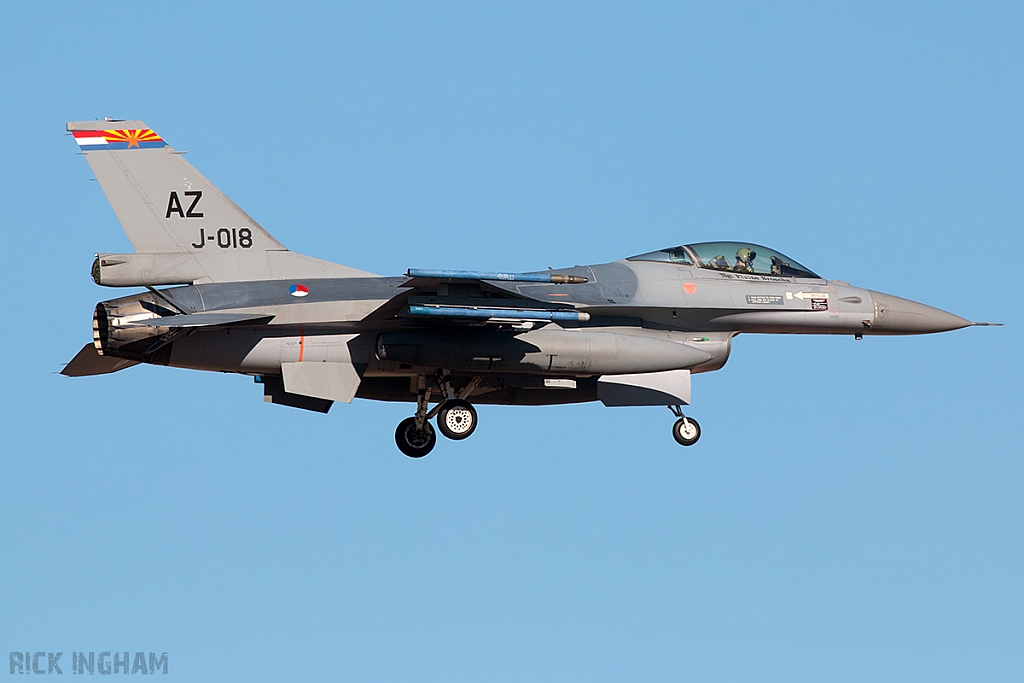 Lockheed Martin F-16C Fighting Falcon - J-018 - RNLAF