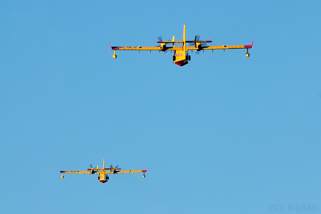 Canadair CL-415 - C-GQBI + C-GQBK - Gouvernement Du Quebec