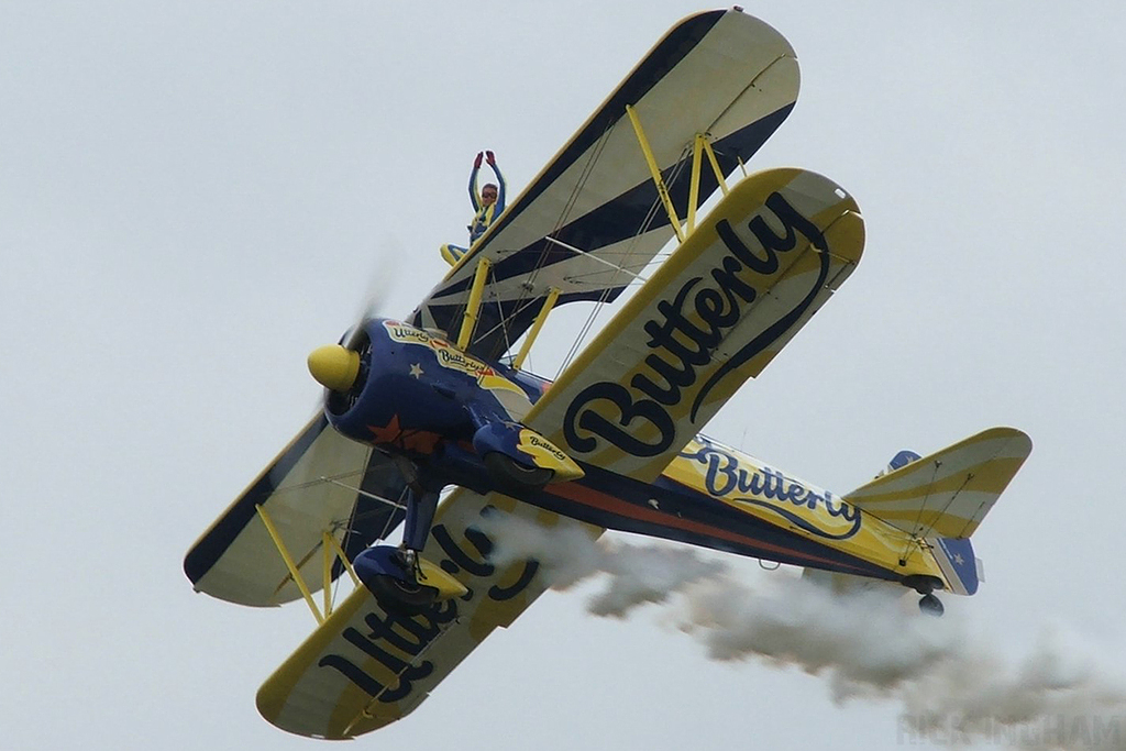 Boeing Stearman - N707TJ - Utterly Butterly Wingwalkers