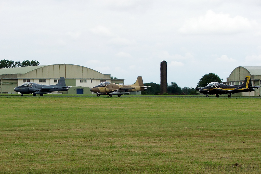 BAC 167 Strikemaster - 425/G-SOAF + OJ-10/G-UVNR + G-FLYY