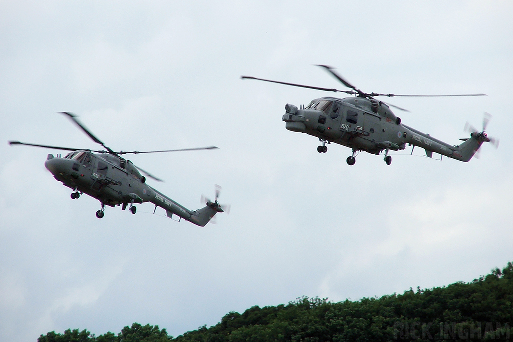 Westland Lynx HAS3 - XZ254/631 + Westland Lynx HMA8 - ZF562/670 - Royal Navy