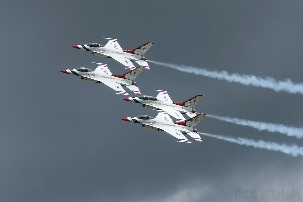 Lockheed Martin F-16C Fighting Falcon - 87-0319/1 + 86-0281/5 + 87-0329/2 + 87-0323/4 - USAF | Thunderbirds