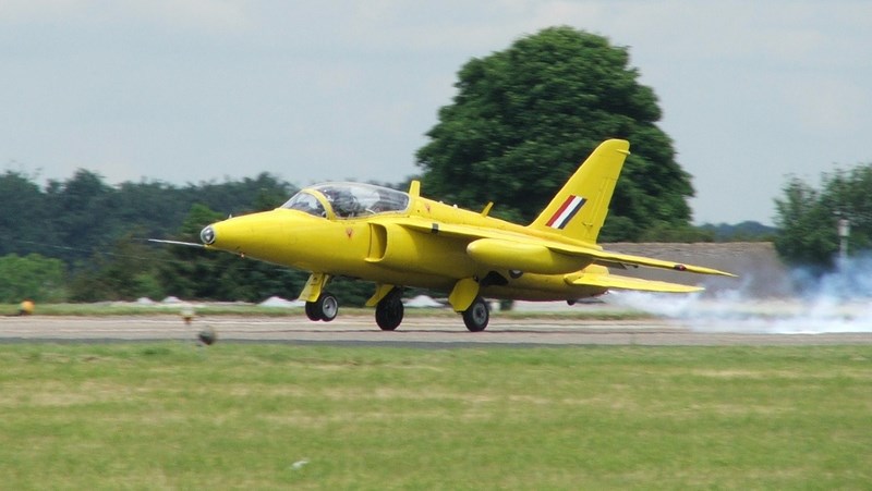 Hawker Siddeley Gnat T1 - XR992 - RAF/Yellow Jacks