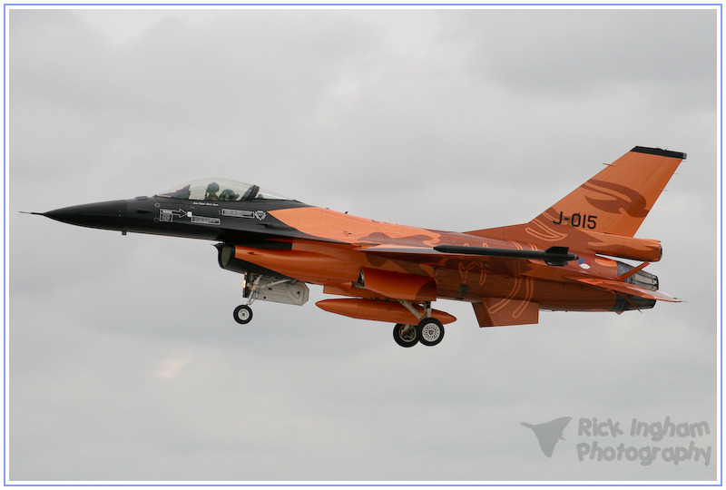 Lockheed Martin F-16AM Fighting Falcon - J-015 - RNLAF