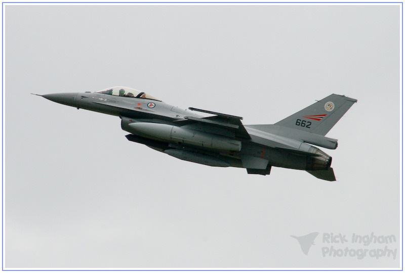 Lockheed Martin F-16AM Fighting Falcon - 662 - Norwegian Air Force