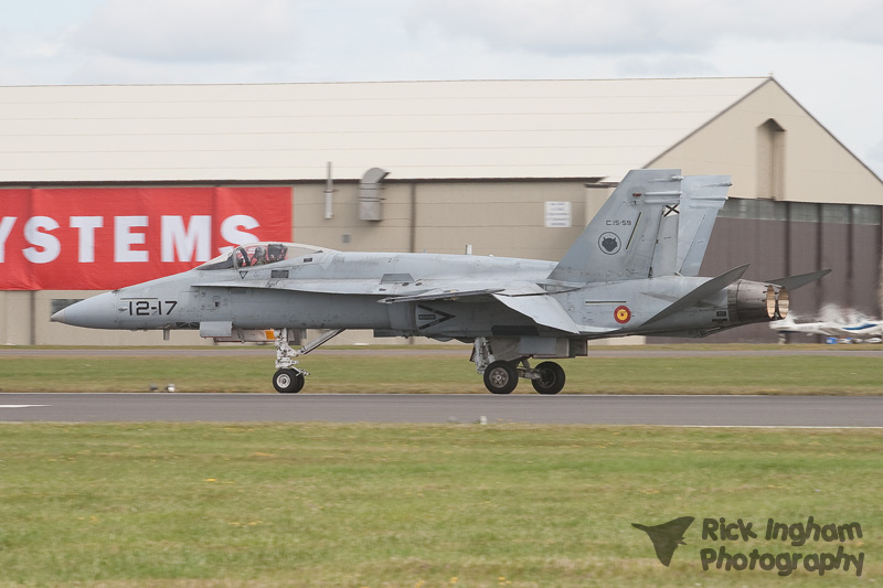 McDonnell Douglas EF-18A+ Hornet - C.15-59/12-17 - Spanish Air Force