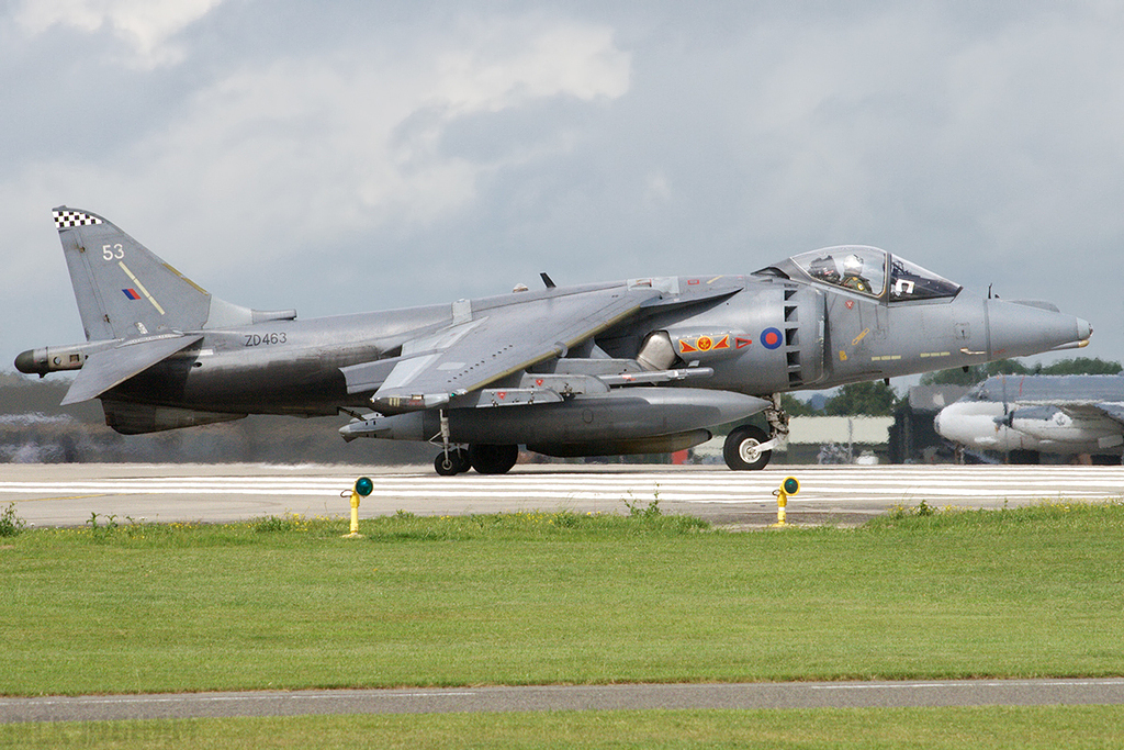 British Aerospace Harrier GR9 - ZD463/53 - Royal Navy