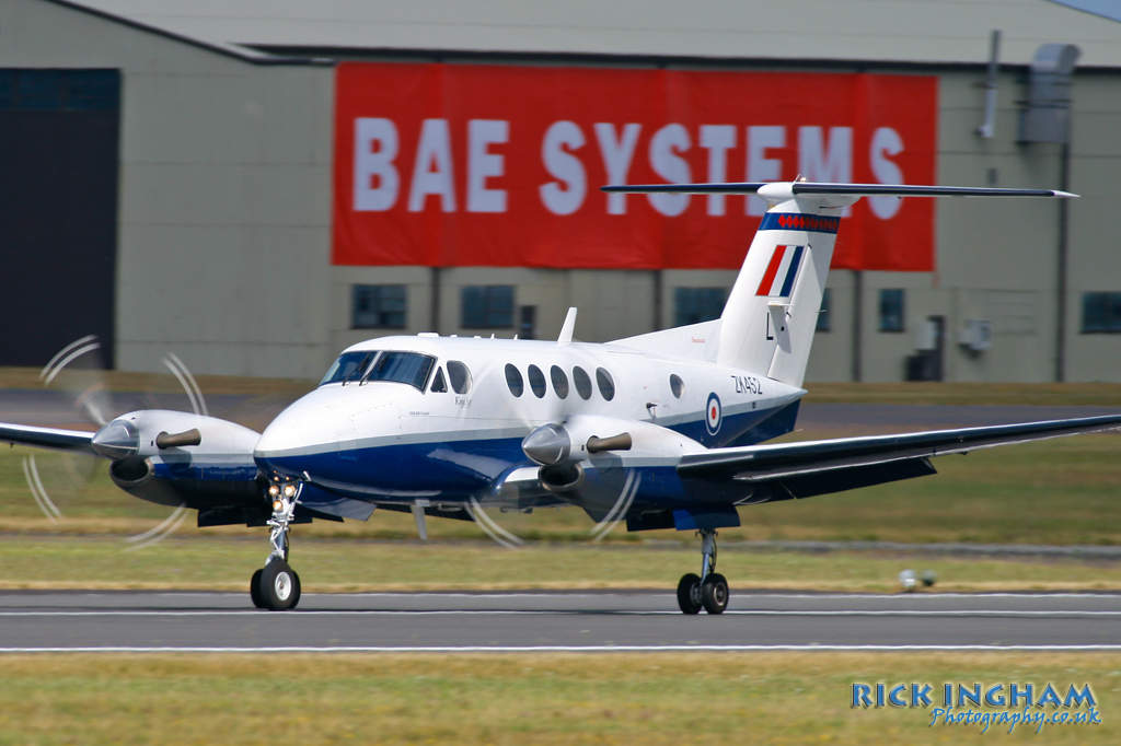 Beech King Air B200 - ZK452/L - RAF