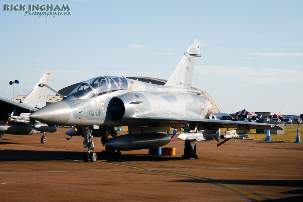 Dassault Mirage 2000B - 522/115-OV - French Air Force