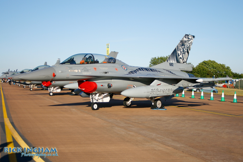 Lockheed Martin F-16BM Fighting Falcon - 692 - Norwegian Air Force