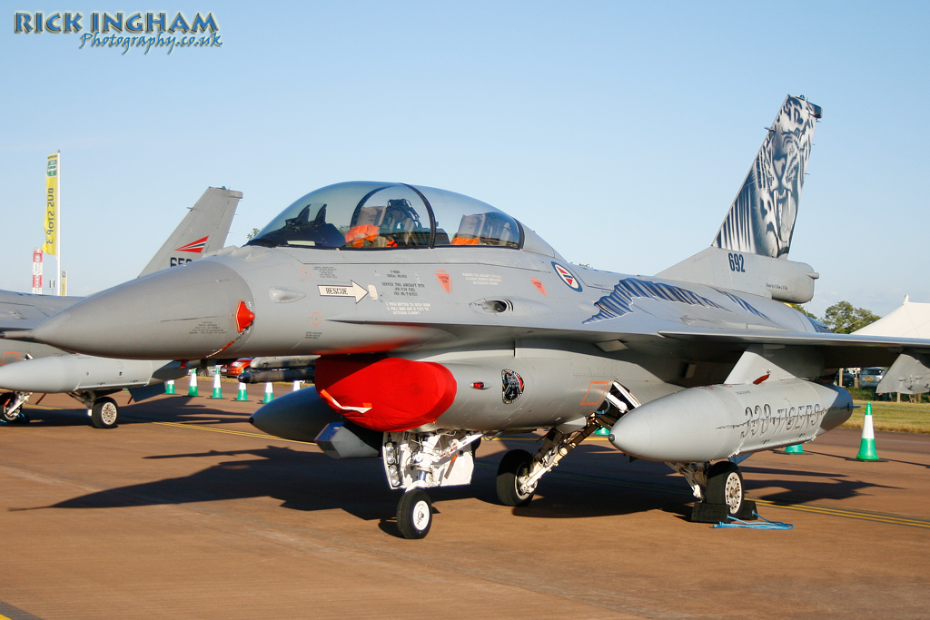 Lockheed Martin F-16BM Fighting Falcon - 692 - Norwegian Air Force