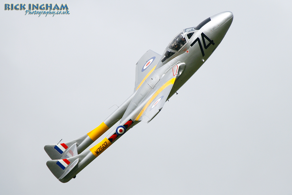 de Havilland Vampire T11 - WZ507/G-VTII - RAF