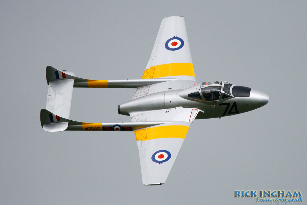 de Havilland Vampire T11 - WZ507/G-VTII - RAF