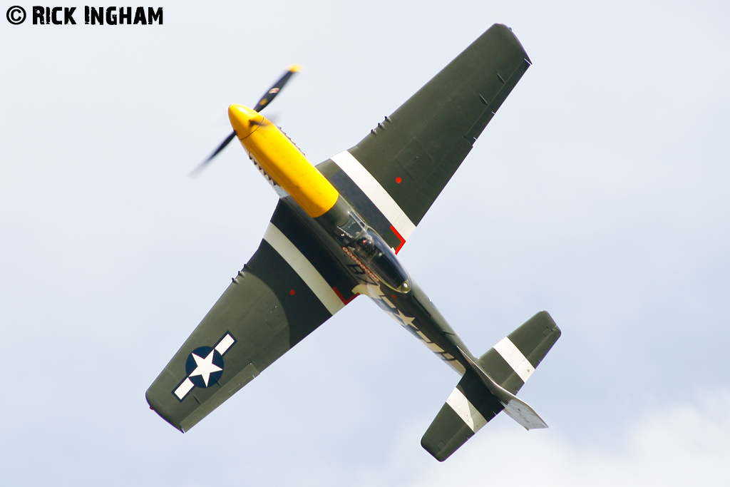 North American P-51D Mustang - 413704/B7-H /G-BTCD “Ferocious Frankie” - USAF