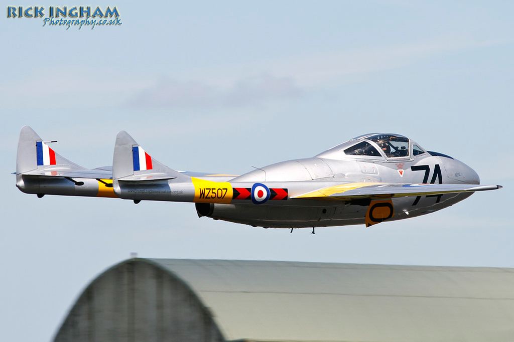 de Havilland Vampire T11 - WZ507/G-VTII - RAF