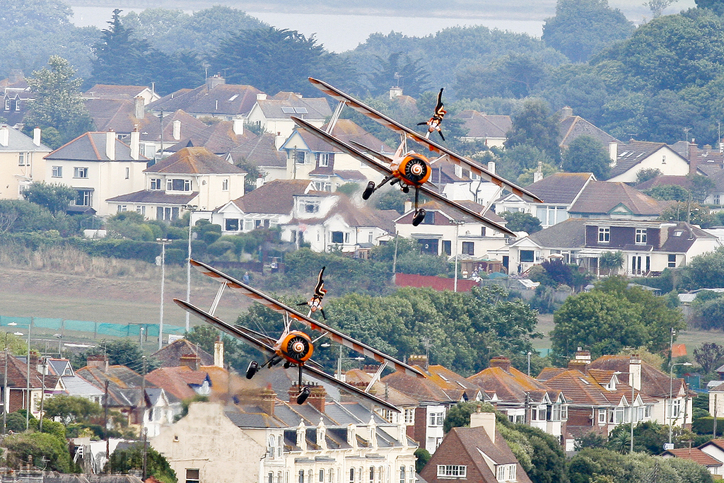 Boeing Stearman - N707TJ + N74189 - Breitling Wingwalkers