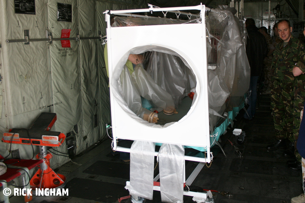 Aeromed role fit onboard Lockheed C-130K Hercules C1P - XV196 - RAF