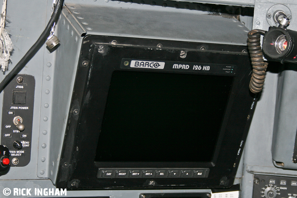FLIR screen onboard Lockheed C-130K Hercules C1P - XV196 - RAF